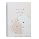 連絡帳 A5カバー付き連絡ノートたて YURUWAN カミオジャパン 新学期準備文具 かわいい メール便可 マシュマロポップ