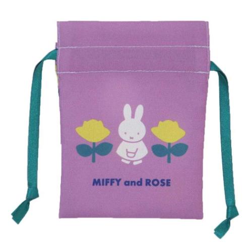 ミニ巾着袋 ミッフィー 豆巾着 MIFFY and ROSE PU ディックブルーナ マリモクラフト まめきんちゃく 小物入れ 絵本メール便可 マシュマロポップ