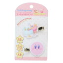 ヘアアクセ 星のカービィ アクリルヘアクリップ ハッピーモーニング たのしいブレックファースト エンスカイ かわいい メール便可 マシュマロポップ