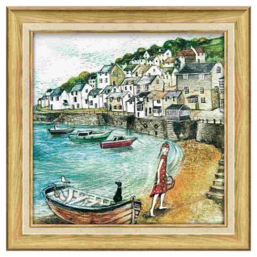 額付きポスター ジョーラム Joe Ramm ハーバー ピクニック ユーパワー JR-09002 ギフト インテリア 取寄品 マシュマロポップ