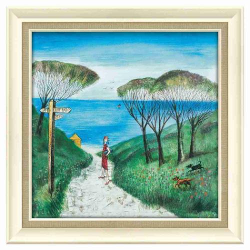 額付きポスター ジョーラム Joe Ramm ビーチ パス ユーパワー JR-09004 ギフト インテリア 取寄品 マシュマロポップ