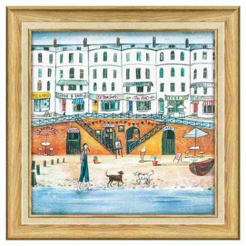 額付きポスター ジョーラム Joe Ramm フィッシング クォーター ユーパワー JR-09008 ギフト インテリア 取寄品 マシュマロポップ