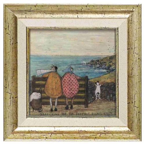 額付きポスター サムトフト Sam Toft ピクニックの穴場を探そう ユーパワー ST-04052 ギフト インテリア 取寄品 マシュマロポップ