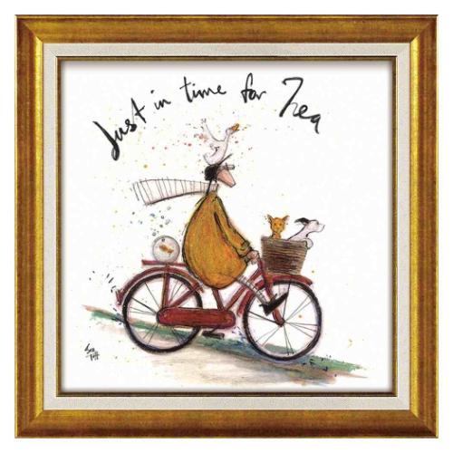 カフェ インテリア サム トフト アートフレーム お茶の時間 ユーパワー ST-08111 額付きポスター インテリア 取寄品 マシュマロポップ
