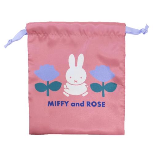 巾着袋 ミッフィー リボン巾着 MIFFY and ROSE PK ディックブルーナ スモールプラネット 巾着ポーチ 収..