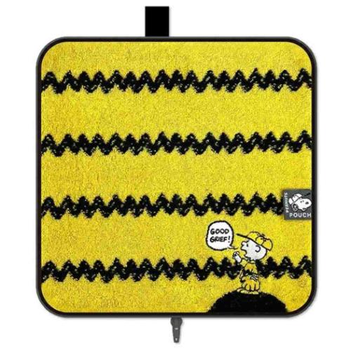 タオルポーチ スヌーピー どっとポーチ ベーシック チャーリーブラウン BC ピーナッツ アイアップ ペットボトルホルダー 小物入れ メール便可 マシュマロポップ