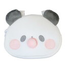 クリップポッケ もちもちぱんだ ダイカットどこでもポッケ べビぱん カミオジャパン キッズポシェット マシュマロポップ