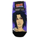 女性用靴下 NARUTO疾風伝 レディースソックス サスケ PU 少年ジャンプ スモールプラネット キャラックス 大人向け メール便可 マシュマロポップ
