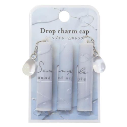 鉛筆キャップ CHILL DROP チャーム付き鉛筆キャップ Simple mood style カミオジャパン 新学期準備文具 かわいい メール便可 マシュマロポップのサムネイル