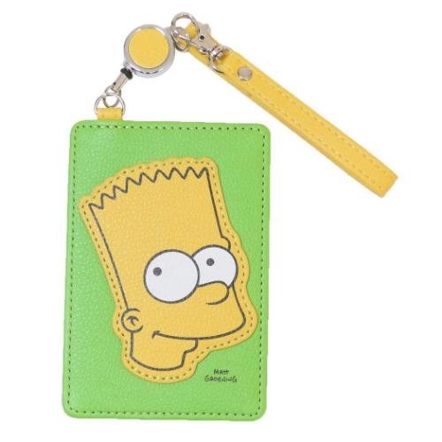 定期入れ シンプソンズ リール付パスケース バート フェイスA スモールプラネット ICカードケース メー..