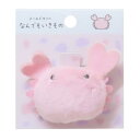 バラエティ雑貨 なんでもいきもの ふわふわバッジ カニ エンスカイ ぬいぐるみバッジ アクセサリー メール便可 マシュマロポップ