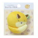 バラエティ雑貨 なんでもいきもの ふわふわバッジ だめぎつね エンスカイ ぬいぐるみバッジ アクセサリー メール便可 マシュマロポップ
