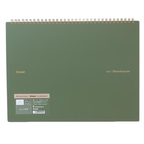 Om[g Mnemosyne x kleid A4W notebook Olive Drab V{J_[ rWlXm[g m[g 2mmr }V}|bv