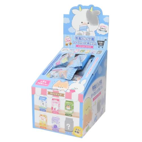 けしごむ 牛乳パック風シークレット消しゴム 全6種 60個入セット カミオジャパン コレクション文具 まとめ買い かわいい マシュマロポップ