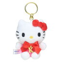 マスコット ハローキティ イニシャルマスコット RD K サンリオ ナカジマ ミニぬいぐるみ プレゼント かわいい マシュマロポップ