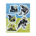 ステッカー 怪獣8号 ビッグクリアステッカー 市川 レノ&四ノ宮 キコル 少年ジャンプ サンスター文具 キャラクターシール アニメメール便可 マシュマロポップ