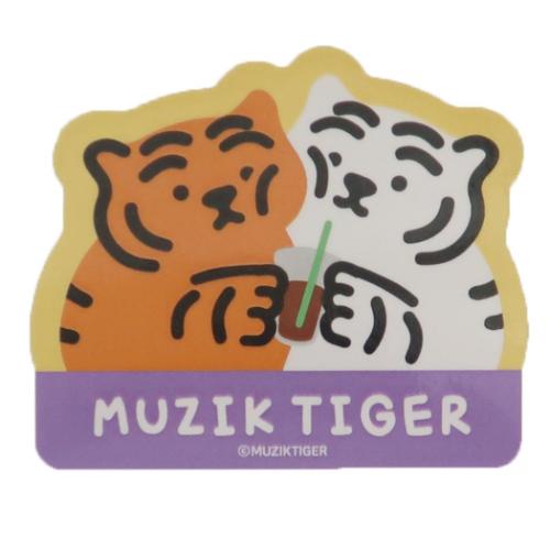 ステッカー MUZIK TIGER ムジークタイガー 一緒 ケイカンパニー ダイカットシール デコステッカー メール便可 マシュマロポップのサムネイル