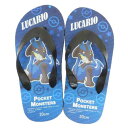 子供用サンダル ポケットモンスター ビーチサンダル ルカリオ ブルー ポケモン ジェイズプランニング キッズ こども 子ども マシュマロポップ
