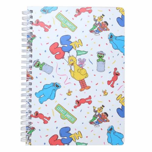 リングノート セサミストリート A5ノート ホワイト S&C ミニノート 新学期準備文具 メール便可 マシュマロポップ