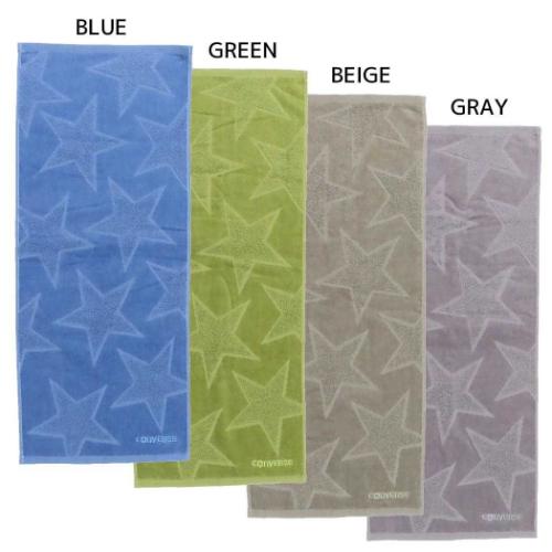 フェイスタオル コンバース ジャガードロングタオル クールスター 林タオル 新生活雑貨 ファッションブ..