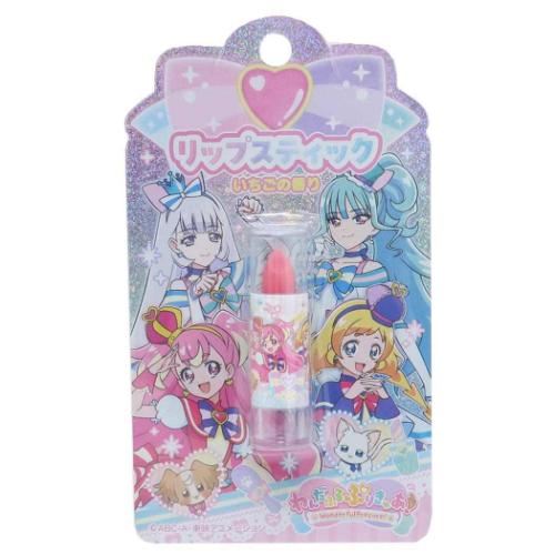 キッズコスメ わんだふるぷりきゅあ！ リップスティック チェリーピンク プリキュア 粧美堂 子ども 子供 女の子 化粧雑貨 カラーリップ アニメメール便可 マシュマロポップ