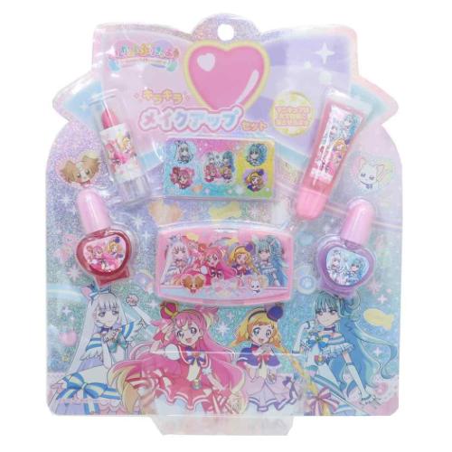 キッズコスメ わんだふるぷりきゅあ！ キラキラメイクアップセット プリキュア 粧美堂 化粧雑貨 女の子 プレゼント アニメ マシュマロポップのサムネイル