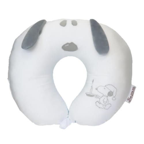 夏用トラベルまくら スヌーピー ひんやりネックピロー ピーナッツ ナカジマ 接触冷感 マシュマロポップ