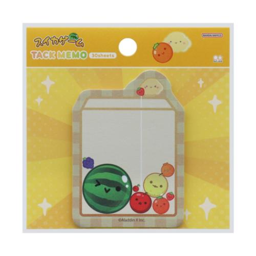 付箋 スイカゲーム ダイカット付箋 C サンスター文具 ふせん 新学期準備文具 事務用品 メール便可 マシ..