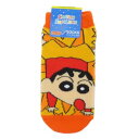 子供用靴下 クレヨンしんちゃん キッズソックス しんのすけ 星柄 スモールプラネット キャラックス 子ども アニメメール便可 マシュマロポップ