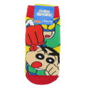 子供用靴下 クレヨンしんちゃん キッズソックス コンビ アクションパンチ スモールプラネット キャラックス 子ども アニメメール便可 マシュマロポップ