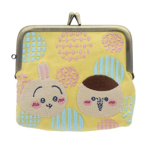 リップポーチ ちいかわ 畳刺繍がま口ミニポーチ うさぎ＆くりまんじゅう サンスター文具 コンパクト 小物入れ プレゼント マシュマロポップのサムネイル