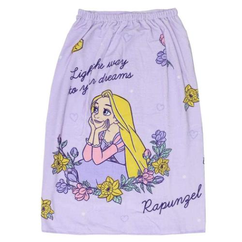 ラップタオル 塔の上のラプンツェル マキL 80cm丈巻き巻きタオル リメイン ディズニープリンセス 林タ..