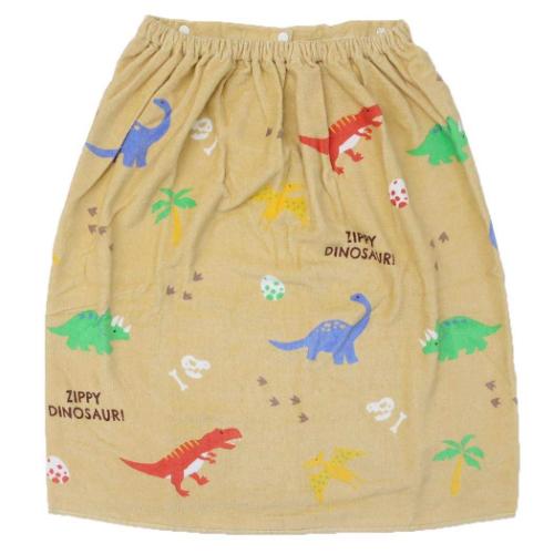 ラップタオル マキM 60cm丈巻き巻きタオル ジッピーダイナソー 林タオル 海プール 着替えタオル 男の子 女の子 マシュマロポップ