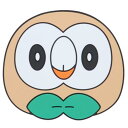 手鏡 ポケットモンスター シリコンミラー モクロー ポケモン カミオジャパン コンパクトミラー メール便可 マシュマロポップ