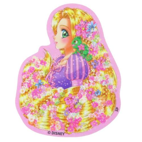 ダイカットステッカー 塔の上のラプンツェルx中川翔子 キャラクターステッカー ラプンツェル＆パスカル ディズニープリンセス スモールプラネット プレゼント メール便可 マシュマロポップのサムネイル