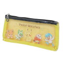 コスメポーチ ポケットモンスター スリムポーチ YELLOW フラワー ポケモン マリモクラフト 化粧ポーチ 小物入れ メール便可 マシュマロポップ