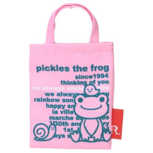 ミニミニバッグ かえるのピクルス IP．タイニールー．picles-A ベビートート PIN ルートート 小物入れ ..