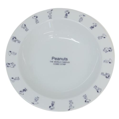 中皿 スヌーピー カレー皿 整列 ピーナッツ マリモクラフト 食器 マシュマロポップ