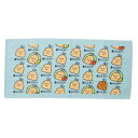 フェイスタオル おえかきさん TOWEL ロングタオル あじふらいさん オクタニ おもしろ雑貨 おもしろタオル メール便可 マシュマロポップ
