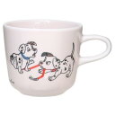 マグカップ 101匹わんちゃん 磁器製マグ 復刻アート1963 ディズニー 三郷陶器 プレゼント レンジ対応 食器 レトロ マシュマロポップ