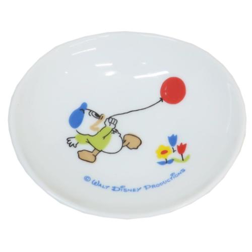 ミニプレート ヒューイ デューイ ルーイ 楕円小皿 復刻アート1963 ディズニー 三郷陶器 レンジ対応 食..
