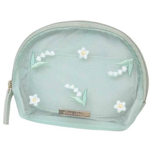 ミニポーチ フロールクレール ティッシュポーチ スズランxジャスミン クーリア 小物入れ ポケットティ..