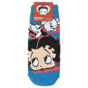 女性用靴下 ベティブープ キャラックス レディースソックス フェイス 集合 BETTY BOOP スモールプラネット 大人向け メール便可 マシュマロポップ