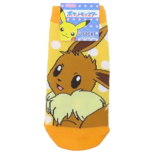 小学生用靴下 ポケットモンスター キャラックス ジュニアソックス イーブイ ドット ポケモン スモールプラネット 子ども メール便可 マシュマロポップ