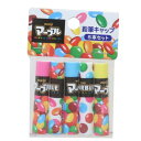 鉛筆キャップ マーブルチョコレート えんぴつカバー5本セット 2 お菓子パッケージ funbox 新学期準備文具 小学生 メール便可 マシュマロポップ