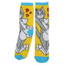 女性用靴下 トムとジェリー レディースハイソックス ドキドキ ワーナーブラザース スモールプラネット キャラックス 女の子 メール便可 マシュマロポップ