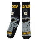 女性用靴下 バットマン レディースハイソックス BK DCコミック スモールプラネット キャラックス 女の子 メール便可 マシュマロポップ