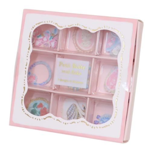 フレークシール PETIT BOITE SEAL FLAKE アクセサリー カミオジャパン 手帳デコ おしゃれ かわいい メール便可 マシュマロポップ