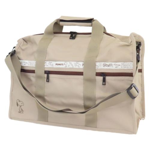 旅行かばん スヌーピー RE-PET撥水ボストン BEIGE ピーナッツ マリモクラフト トラベル 旅行 大容量バッグ マシュマロポップ