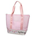 トートバッグ マイメロディ メッシュトートバッグ サンリオ ヤスダ通商 手提げかばん マシュマロポップ